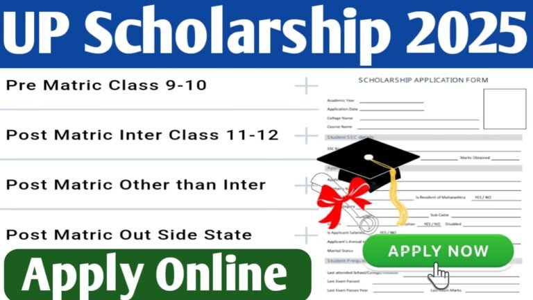 UP Scholarship Official 2025 sarkarinewyojana