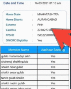 Check Ration Card Number sarkarinewyojana.com